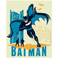 Zuty - Cartoon batman III, 40×50 cm, off canvas on frame - Painting by Numbers