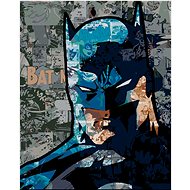 Zuty - Batman and comics, 40×50 cm, off canvas on frame - Painting by Numbers
