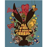 Zuty - Looney tunes retro poster, 40×50 cm, off canvas on frame - Painting by Numbers