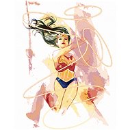 Zuty - Painted wonder woman IV, 40×50 cm, stretched canvas on frame - Painting by Numbers