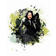 Zuty - Painted Aragorn II (Lord of the Rings), 40×50 cm, stretched canvas on frame - Painting by Numbers