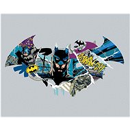 Zuty - Batman and logo, 40×50 cm, stretched canvas on frame - Painting by Numbers