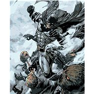 Zuty - Batman and monsters, 40×50 cm, stretched canvas on frame - Painting by Numbers