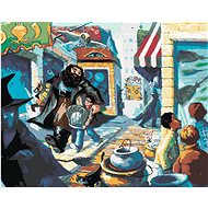 Zuty - Cross Street (harry potter), 40×50 cm, stretched canvas on frame - Painting by Numbers