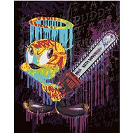 Zuty - Tweety graffiti (looney tunes), 40×50 cm, stretched canvas on frame - Painting by Numbers