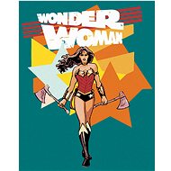 Zuty - Wonder woman and axe poster, 40×50 cm, stretched canvas on frame - Painting by Numbers