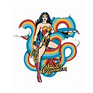 Zuty - Wonder woman rainbow III, 40×50 cm, stretched canvas on frame - Painting by Numbers