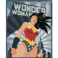 Zuty - Wonder woman star III, 40×50 cm, off canvas on frame - Painting by Numbers