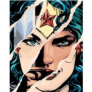 Zuty - Wonder woman paper II, 40×50 cm, off canvas on frame - Painting by Numbers