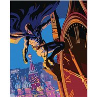 Zuty - Batman at the top of the tower, 40×50 cm, stretched canvas on frame - Painting by Numbers