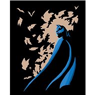 Zuty - Batman surrounded by bats, 40×50 cm, stretched canvas on frame - Painting by Numbers