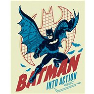 Zuty - Batman in action, 40×50 cm, off canvas on frame - Painting by Numbers