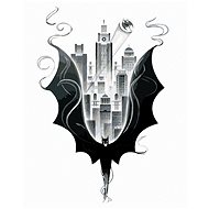Zuty - Batman in black and white, 40×50 cm, off canvas on frame - Painting by Numbers