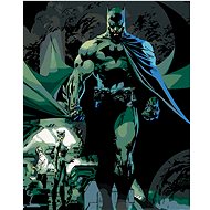 Zuty - Batman in the laboratory, 40×50 cm, stretched canvas on frame - Painting by Numbers