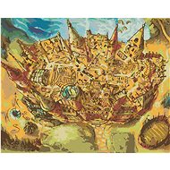 Zuty - Hogwarts broomstick view (harry potter), 40×50 cm, stretched canvas on frame - Painting by Numbers
