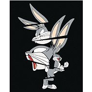 Zuty - Bugs bunny abstraction (looney tunes), 40×50 cm, stretched canvas on frame - Painting by Numbers