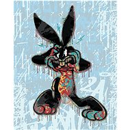Zuty - Bugs bunny graffiti (looney tunes), 40×50 cm, stretched canvas on frame - Painting by Numbers