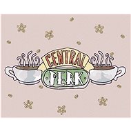 Zuty - Central perk and coffee beans (friends), 40×50 cm, stretched canvas on frame - Painting by Numbers