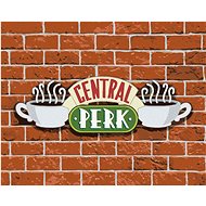 Zuty - Central perk on brick wall (friends), 40×50 cm, stretched canvas on frame - Painting by Numbers
