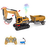 WIKY Excavator 4 in 1 with RC remote control 45 cm - RC Digger