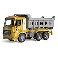 WIKY Car construction dumper with flywheel and effects 28 cm - Toy Car