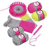 Wiky Scarf design Knitting loom - Sewing for Kids