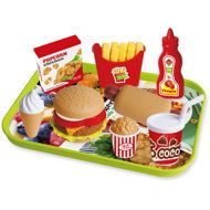 Wiky Fast Food Snacks with tray - Toy Kitchen Food