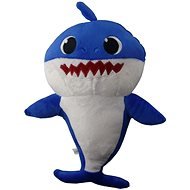 Spievajúci plyšový žralok, modrý - Plyšová hračka