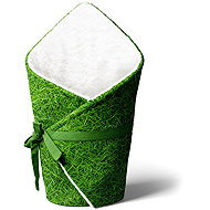 Impar Swaddle Blanket Grass - Winter - Swaddle Blanket