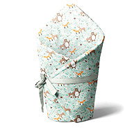 Impar Baby Swaddle Bear Friends - Summer - Swaddle Blanket