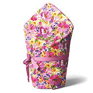 Impar Swaddle Blanket Watercolour Flowers - Summer - Swaddle Blanket