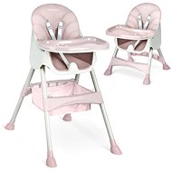 Ricokids Feeding chair with tray Milo, pink - High Chair