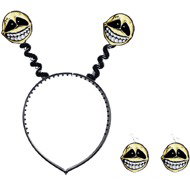 Set headband + earrings skull halloween - Costume Accessory