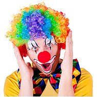 Clown coloured, adult - Wig