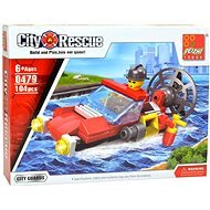 City Rescue Feuerwehrboot - 104 Teile - Bausatz