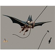 Ace on a rope (DC League of Super Pets), 40×50 cm, without frame and without canvas shutdown - Painting by Numbers