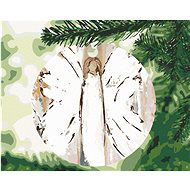Anjel na stromčeku (Haley Bush), 80 × 100 cm, vypnuté plátno na rám - Maľovanie podľa čísel