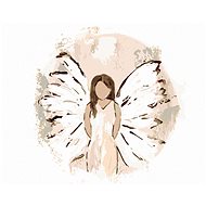 Angel with Brown Hair 2 (Haley Bush), 40×50 cm, unframed and without canvas shut off - Painting by Numbers