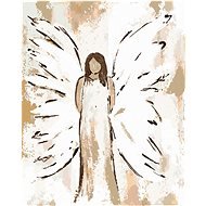 Anjel s hnedými vlasmi 3 (Haley Bush), 80 × 100 cm, bez rámu a bez vypnutia plátna - Maľovanie podľa čísel