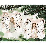 Angels on a Tree (Haley Bush), 40×50 cm, stretched canvas on frame - Painting by Numbers