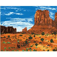 Arizona National Park, 40×50 cm, stretched canvas on frame - Painting by Numbers