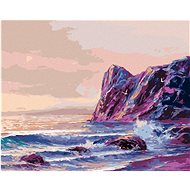 Colorful sunset over the sea, 40×50 cm, stretched canvas on frame - Painting by Numbers