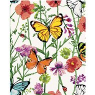 Ladybirds and Butterflies, 80×100 cm, stretched canvas on frame - Painting by Numbers