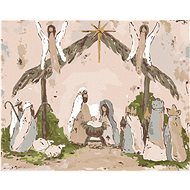 Bethlehem (Haley Bush), 40×50 cm, stretched canvas on frame - Painting by Numbers