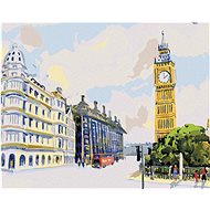 Big Ben in London, 80×100 cm, unframed and without canvas - Painting by Numbers
