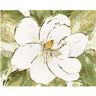 White Magnolia (Haley Bush), 40×50 cm, stretched canvas on frame - Painting by Numbers