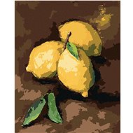 Lemons, 40×50 cm, without frame and without canvas shut off - Painting by Numbers