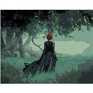 Witch on the Edge of the Dark Forest, 40×50 cm, without frame and without canvas shut off - Painting by Numbers