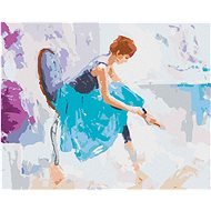 Dívka baletkou, 80×100 cm, bez rámu a bez vypnutí plátna - Painting by Numbers