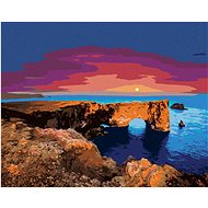 Fantastic Arc in the Atlantic Ocean, 40×50 cm, without frame and without canvas shut off - Painting by Numbers